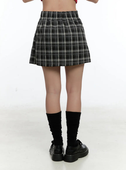 plaid-pleated-a-line-skirt-cs518