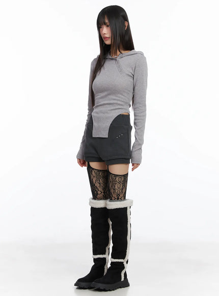 studded-fleece-shorts-cj501