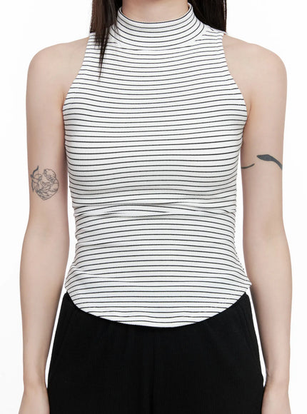 striped-high-neck-sleeveless-top-co521