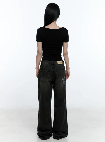 eunhee-wide-leg-flare-denim-jeans-cl530