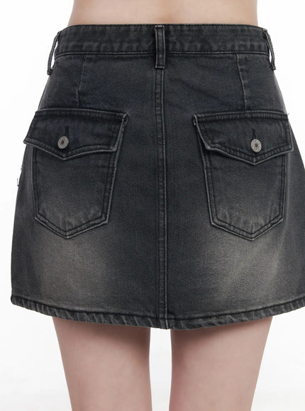 washed-black-denim-mini-skirt-ca510