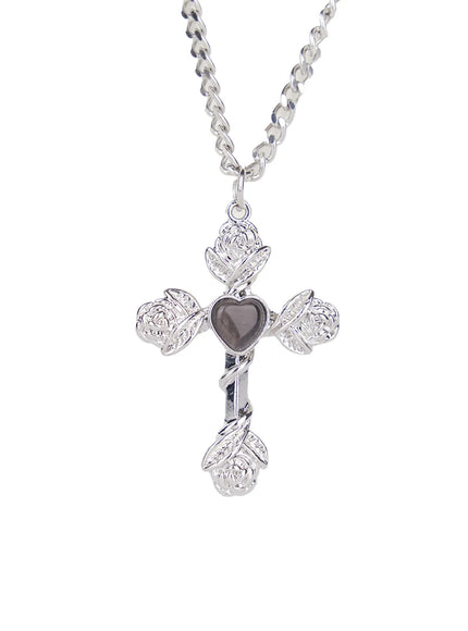 layered-rose-heart-cross-pendant-necklace-cg526