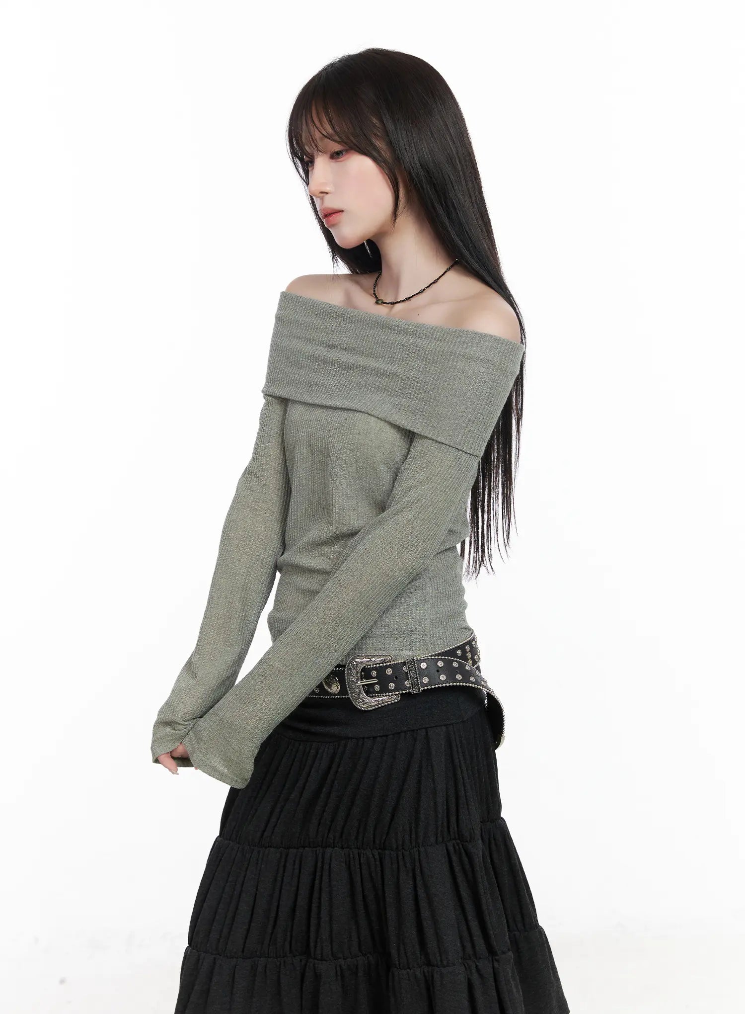 ribbed-off-shoulder-long-sleeve-top-cf523
