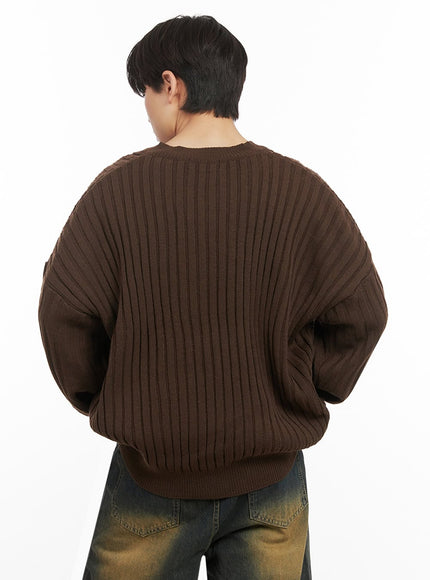 mens-loose-fit-v-neck-sweater-ij517
