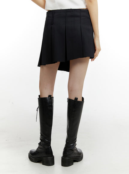 asymmetrical-wrap-pleated-mini-skirt-cm429