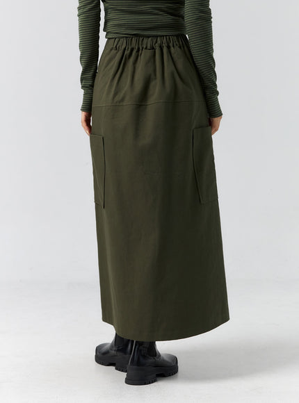 cargo-slit-maxi-skirt-cs305