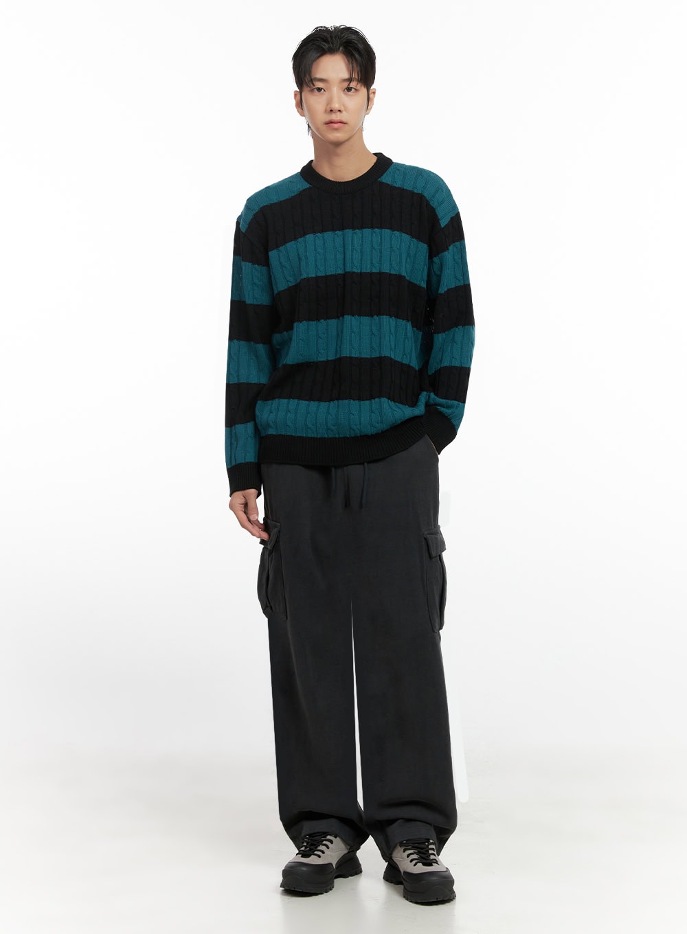 mens-stripe-cable-knit-sweater-id413