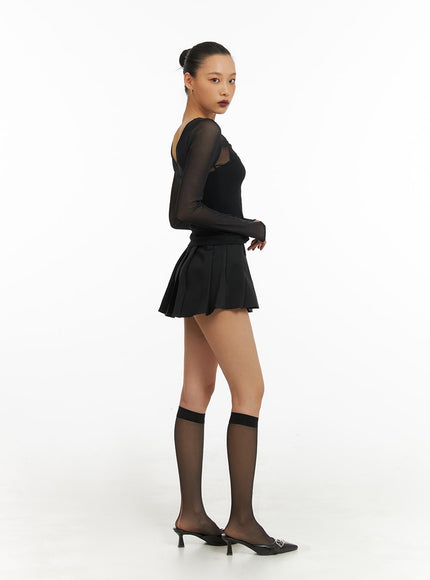 pleated-mini-skirt-with-belt-ia417