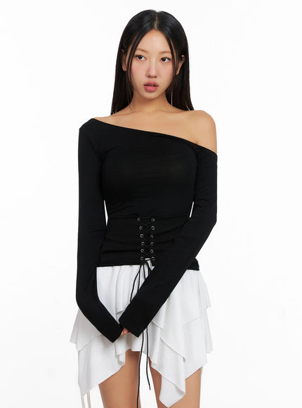 off-shoulder-lace-up-corset-blouse-ig528