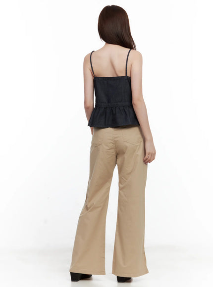 beige-loose-flared-pants