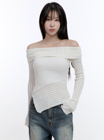 unbalanced-long-sleeve-off-shoulder-top-co418