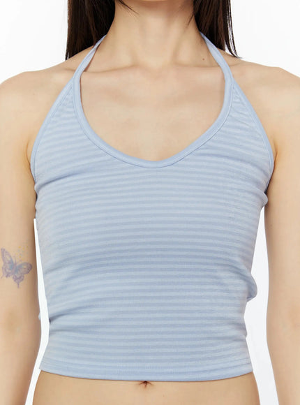 striped-halter-neck-crop-top-iu518