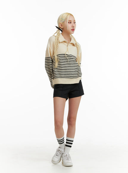 striped-collar-knit-polo-top-if408