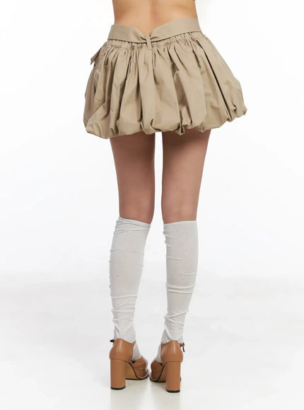 belted-pumpkin-mini-skirt-cf504