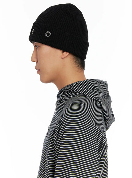 mens-ribbed-eyelet-beanie-is502