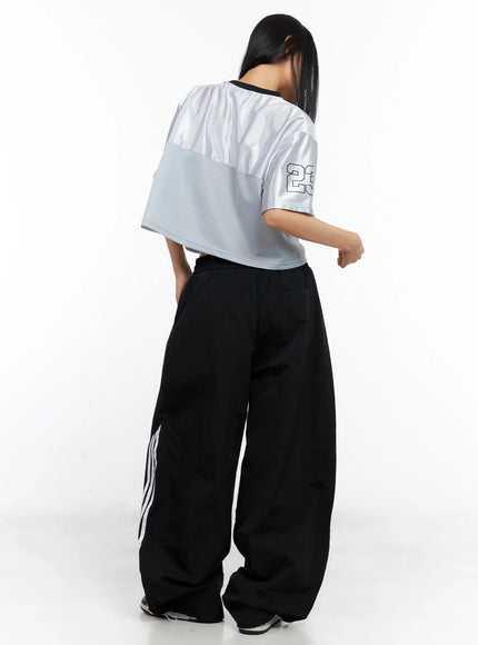 glossy-v-neck-cropped-jersey-cl529