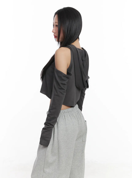 cut-out-crop-hood-long-sleeve-top-cd529