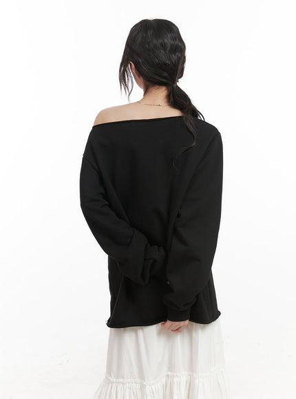 chic-one-shoulder-studded-sweatshirt-cj523