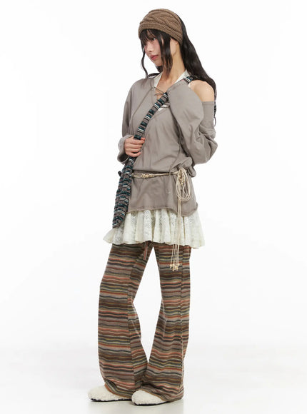 striped-flare-lounge-pants-cd531