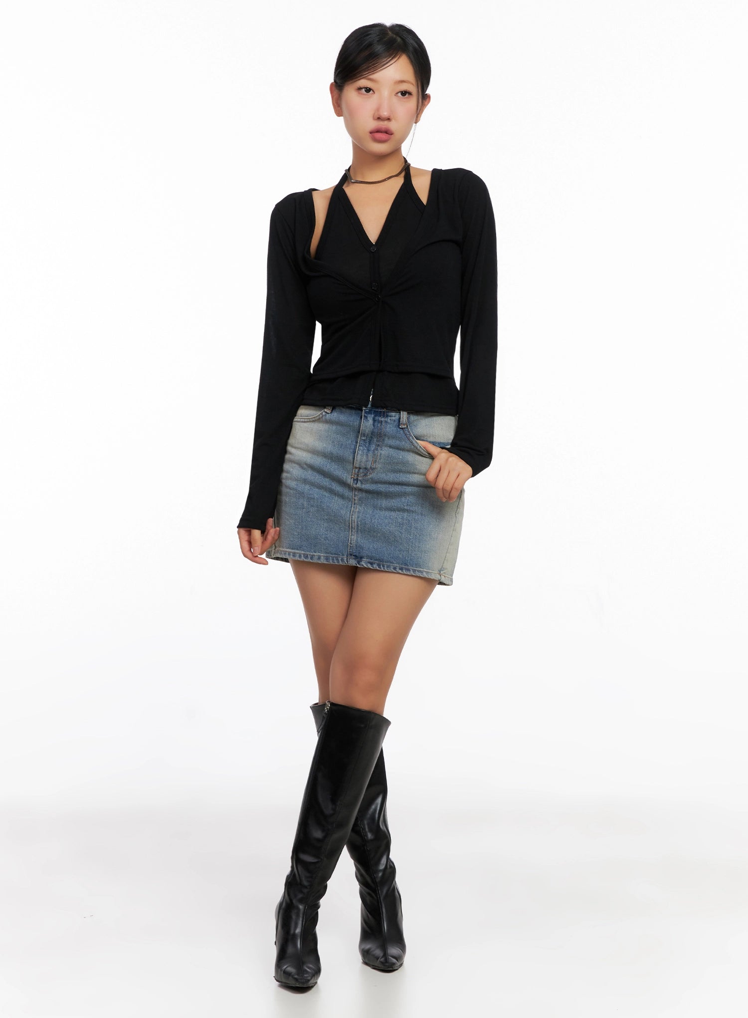 layered-halter-cardigan-ig527