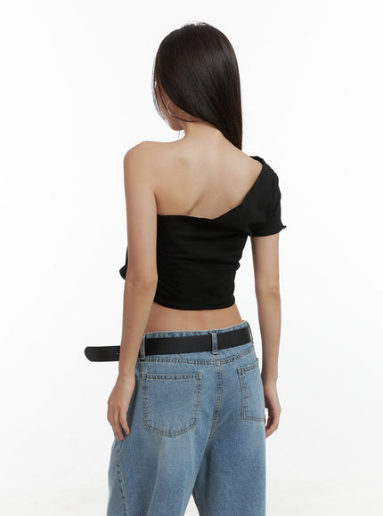 one-shoulder-lettering-crop-top-cl417