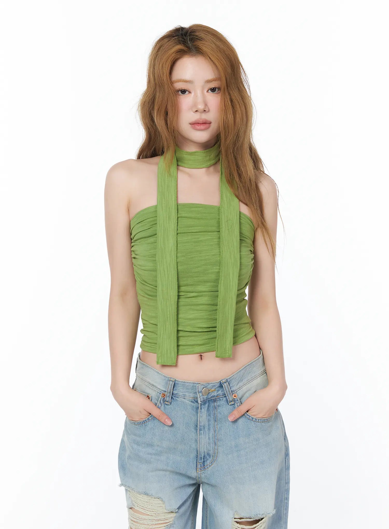 chic-tube-top-scarf-set-cy508