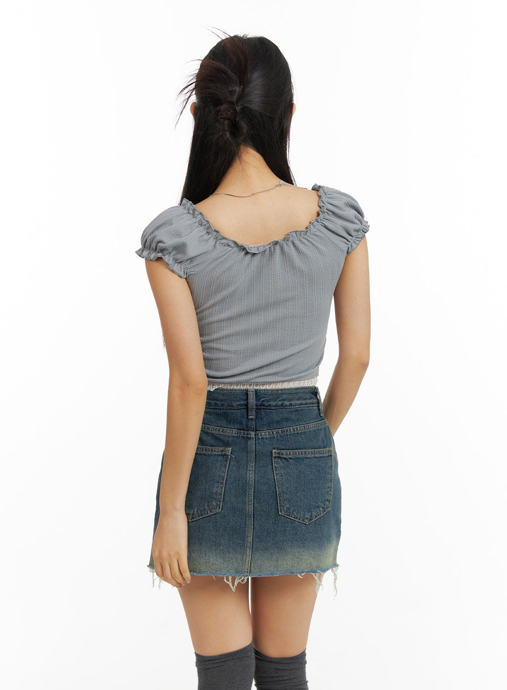 short-puff-sleeve-lace-crop-top-cf427