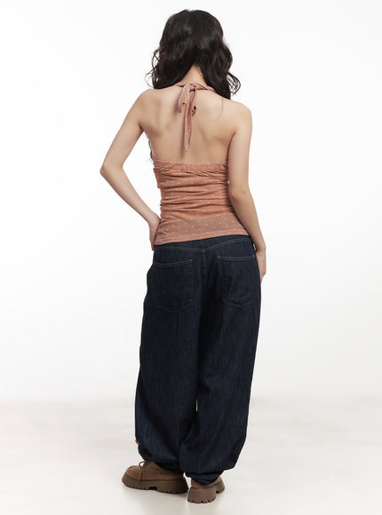 polkadot-sheer-v-neck-halter-cami-top-ca521