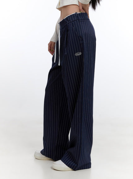 string-stripe-wide-fit-pants-co431