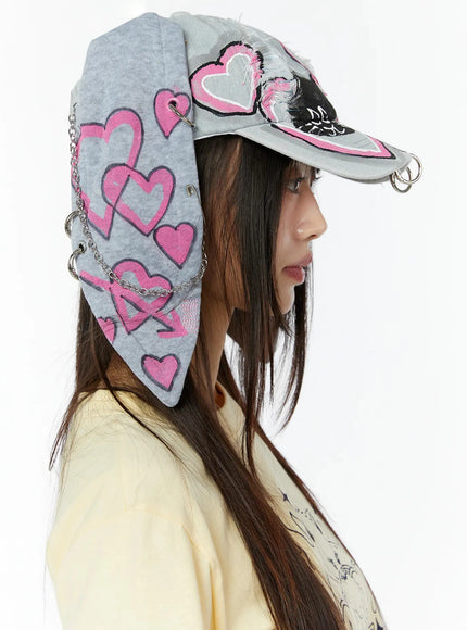 graphic-painted-ear-flap-hat-cu515