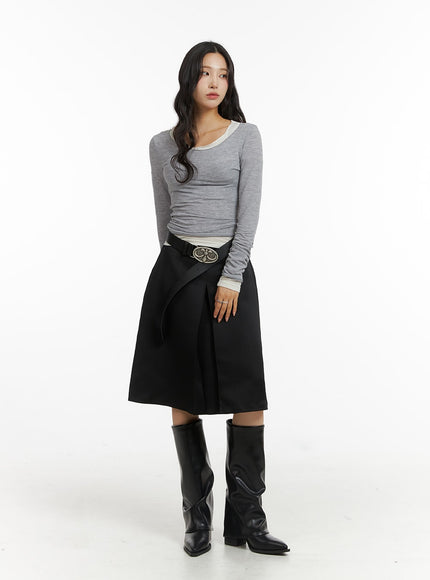 pleated-mid-length-solid-skirt-cj417