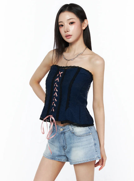 lace-up-corset-tube-top-cu511