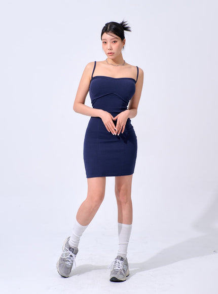 Thin Strap Mini Dress IA324