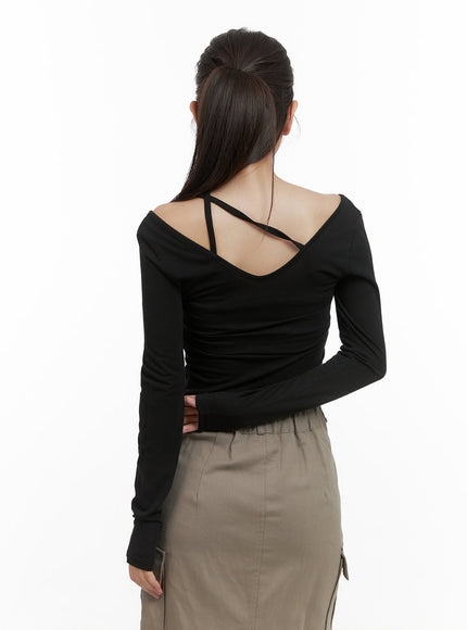 neck-string-detail-long-sleeve-cs404