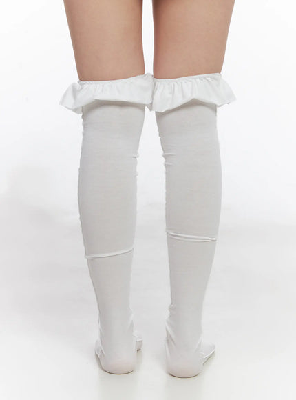 frilled-long-knee-socks-co507