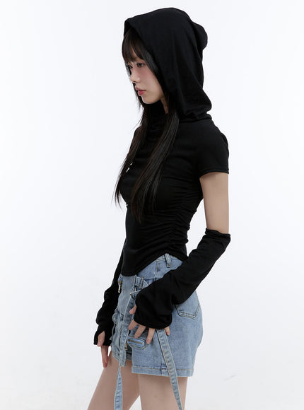 mock-neck-crop-hoodie-top-with-arm-warmers-cg413