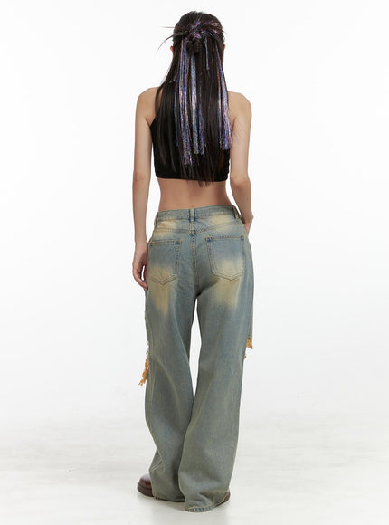 washed-destroyed-denim-baggy-jeans-ol408