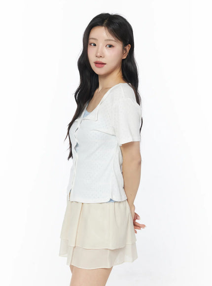 short-sleeve-pointelle-cardigan-cy522
