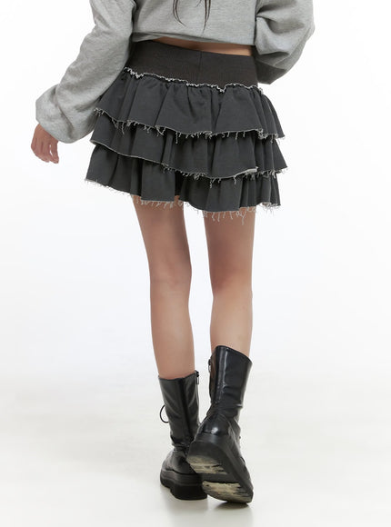 distressed-layered-frill-mini-skirt-cg421