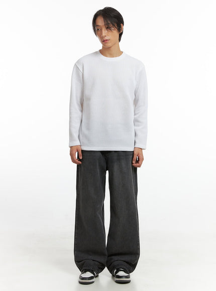 mens-ribbed-round-neck-long-sleeve-tee-io402