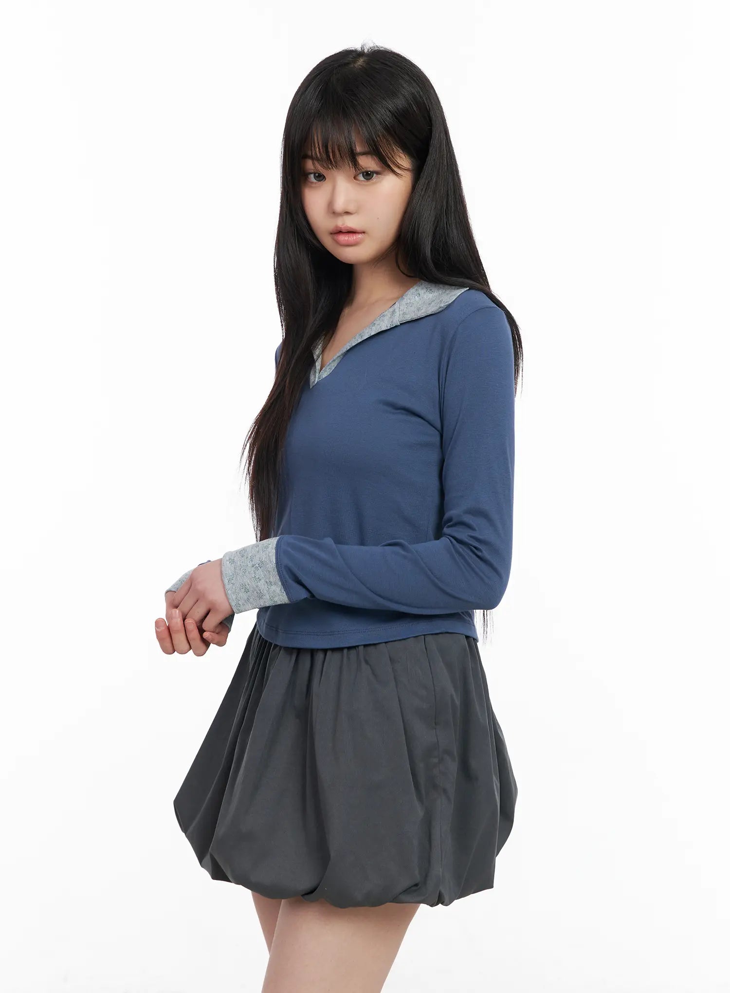 two-tone-collar-floral-long-sleeve-tee-cm513