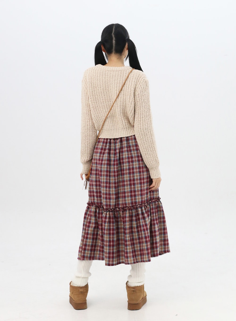 Plaid Maxi Skirt