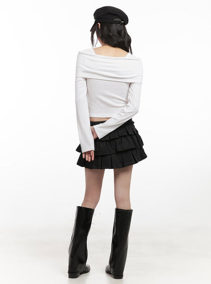 ruffle-pleated-mini-skirt-cj523