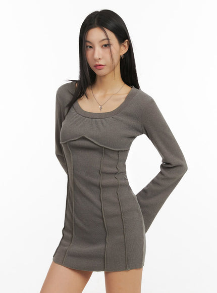 cozy-long-sleeve-u-neck-mini-dress-id431