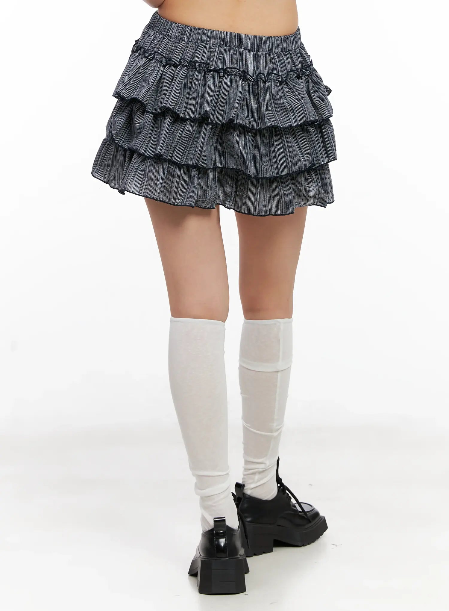 ruffled-gingham-tiered-mini-skirt-cl528