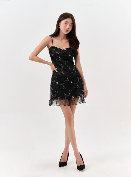 ribbon-frill-mini-dress-io310