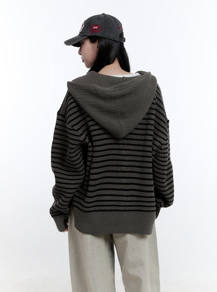 striped-zip-up-hooded-knit-jacket-cj520