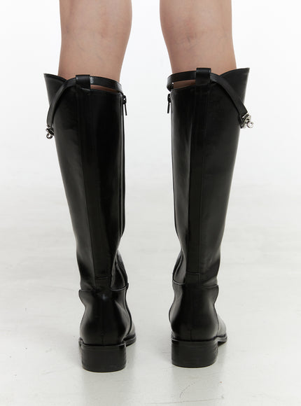 buckle-strap-leather-boots-os409