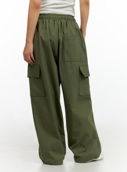 banded-string-baggy-cargo-pants-il419