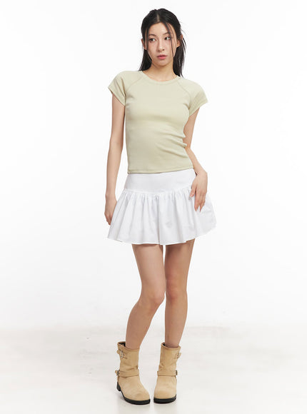 HOT Flared Mini Skirt Flared Mini Skirt IU504 Korean Women's